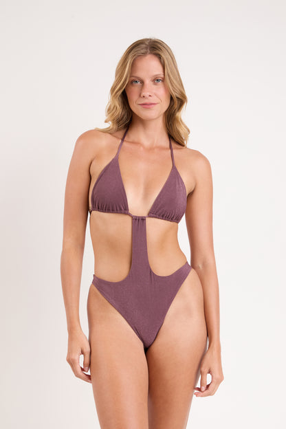 Model Front: Rio De Sol One-Piece Malibu-Ebano Becky