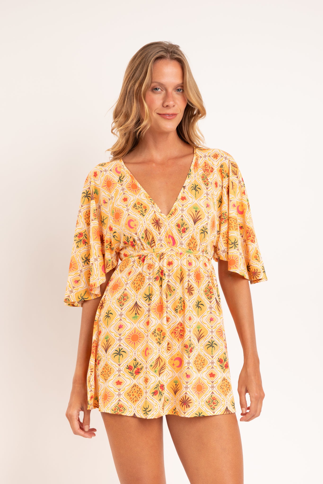 Image 05: Rio De Sol Mini Dress Mosaico Mini Dress