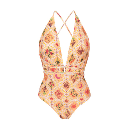 Product Front: Rio De Sol One-Piece Mosaico New Vegas