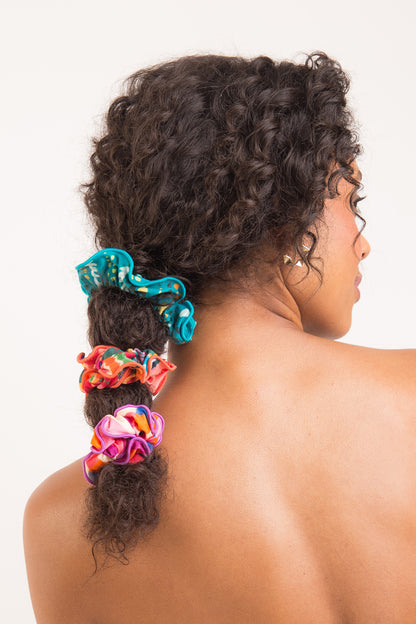 Image 03: Rio De Sol Hair Accessory Rain Scrunchie