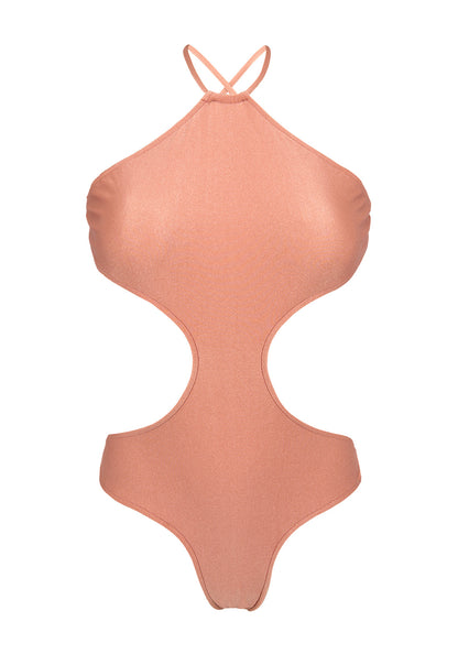Product Front: Rio De Sol One-Piece Rose Body Decote