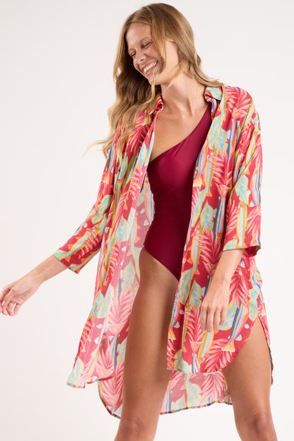 Image 06: Rio De Sol Beach Dresses Sea-Bloom Chemise Gabriele