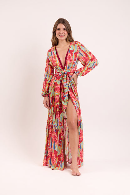 Image 04: Rio De Sol Maxi Dresses Sea-Bloom Long Dress Verona