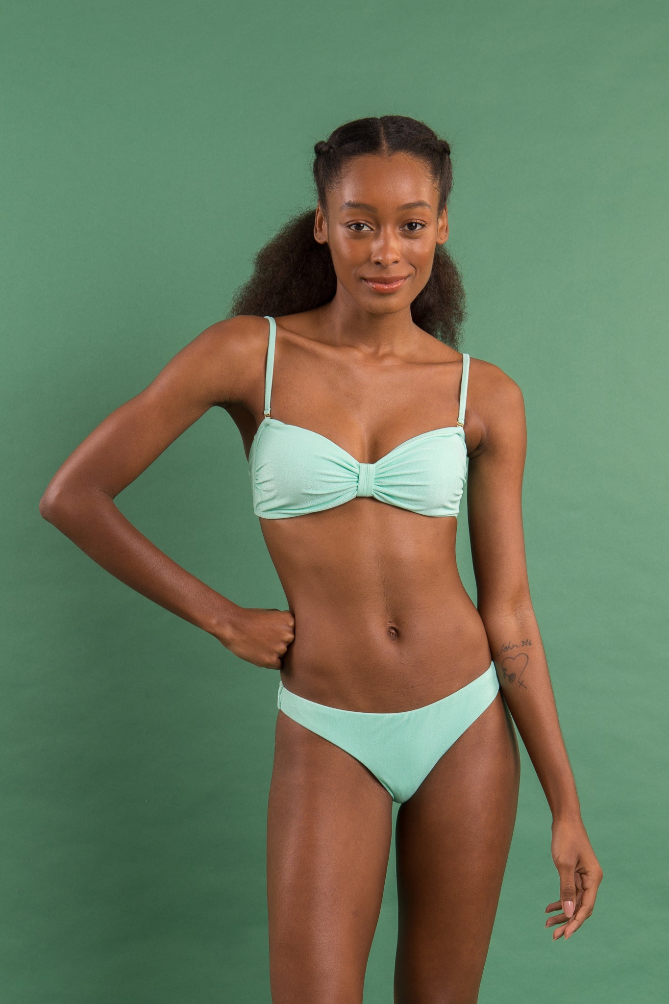 Image 10: Rio De Sol Set Set Malibu-Menta Bandeau-Duo Essential