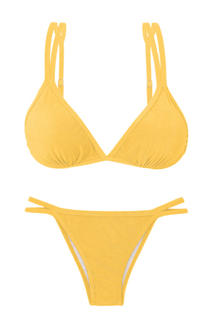 Product Front: Rio De Sol Set Set Malibu-Yellow Tri-Duo Rio-Duo