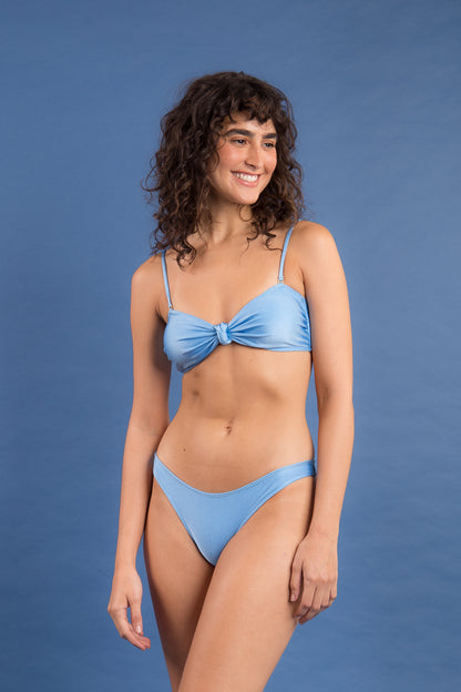 Image 12: Rio De Sol Set Set Shimmer-Baltic-Sea Bandeau-Joy Essential