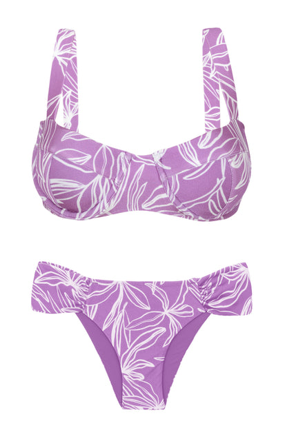 Product Front: Rio De Sol Set Set Trail-Purple Amelia Baobi