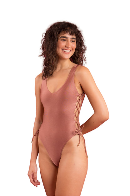Image 04: Rio De Sol One-Piece Shimmer-Copper Zoe