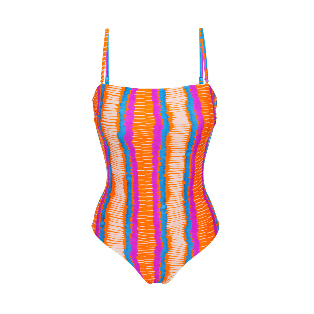Product Front: Rio De Sol One-Piece Stripes Cleo