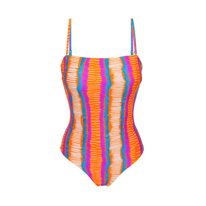 Product Front: Rio De Sol One-Piece Stripes Cleo