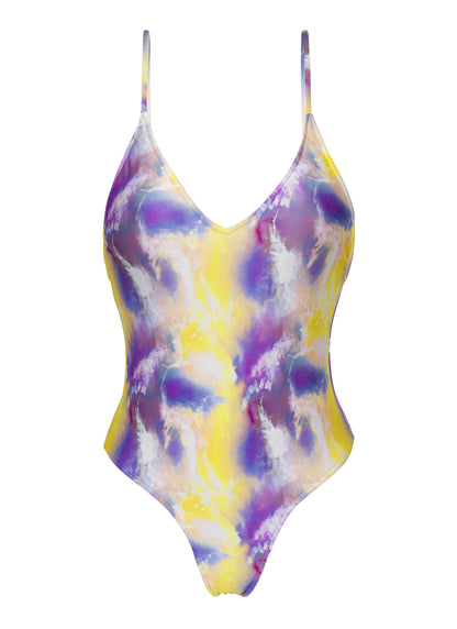 Product Front: Rio De Sol One-Piece Tiedye-Purple Hype