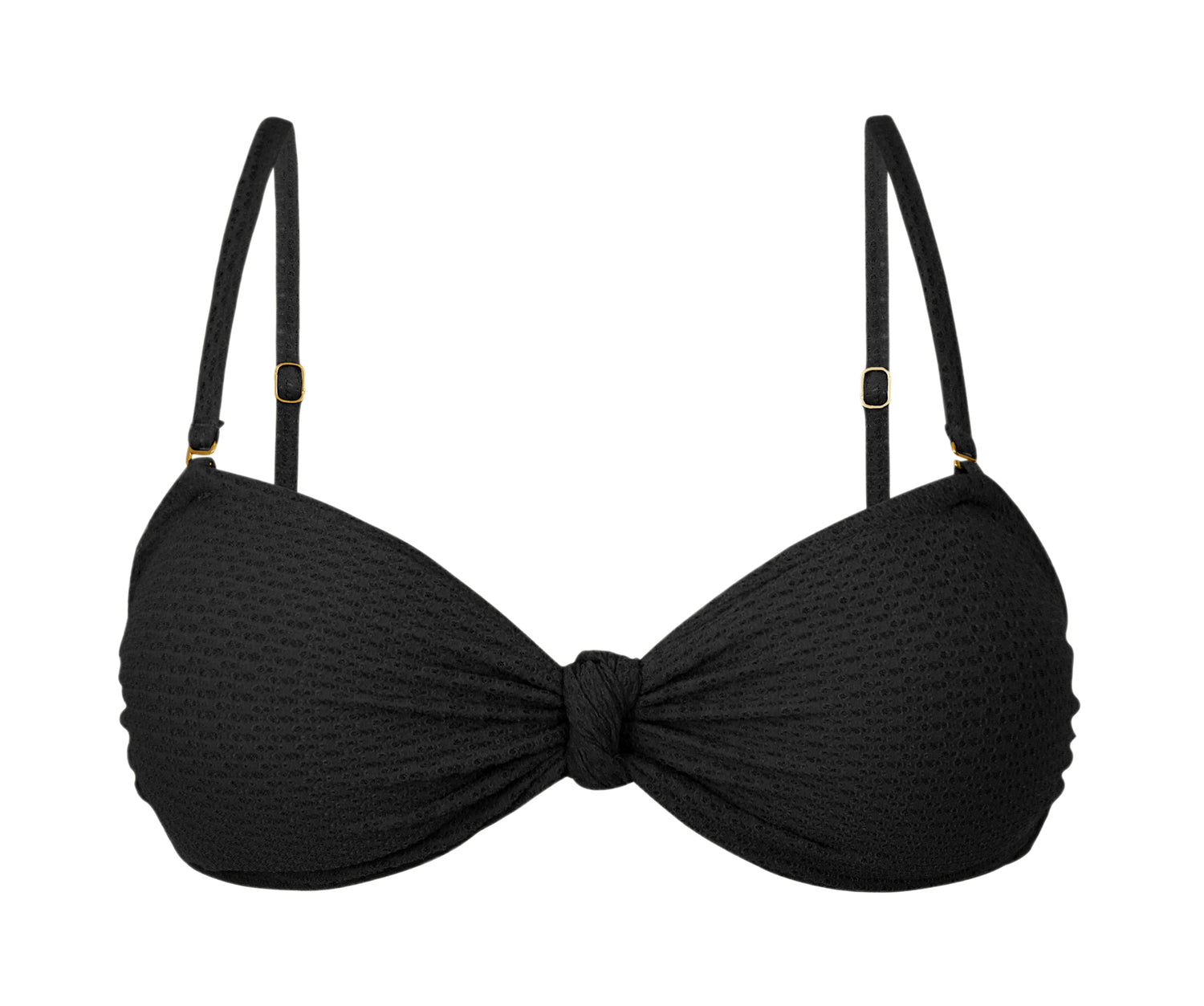 Product Front: Rio De Sol Top Top Bora-Black Bandeau-Joy