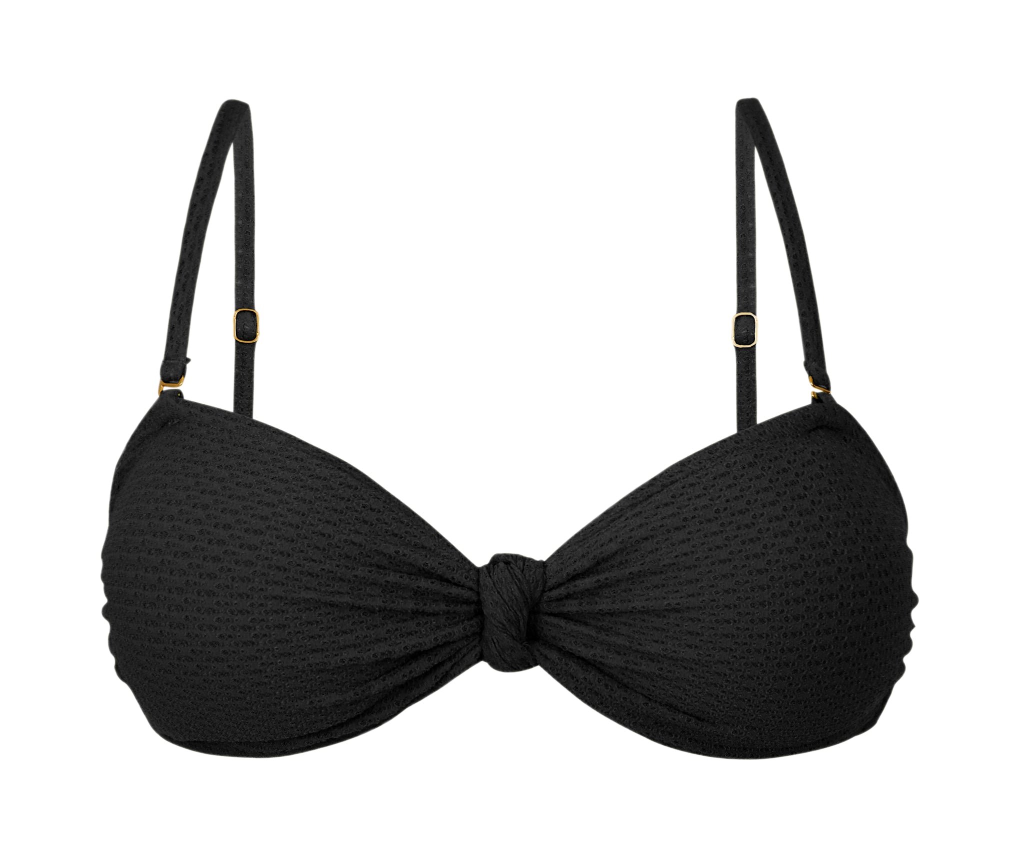 Product Front: Rio De Sol Top Top Bora-Black Bandeau-Joy