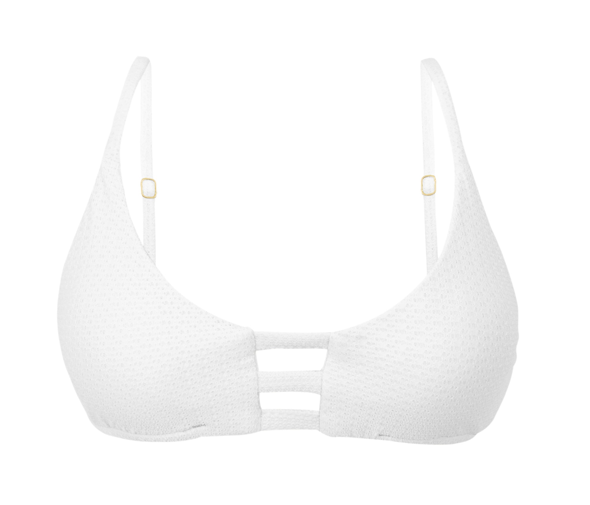 Product Front: Rio De Sol Top Top Bora-White Bra-Trio