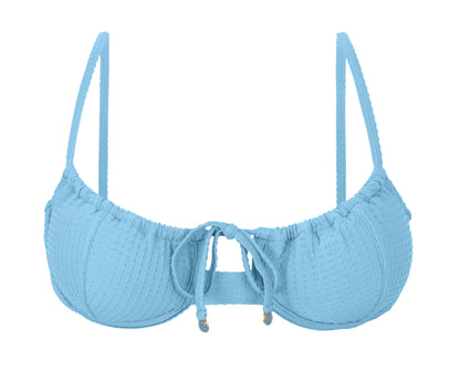 Product Front: Rio De Sol Top Top Dots-Sky Balconet-Tie