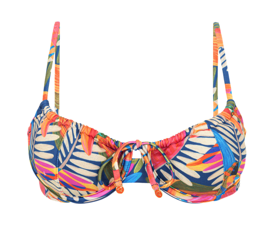 Product Front: Rio De Sol Top Top Jungle Balconet-Tie