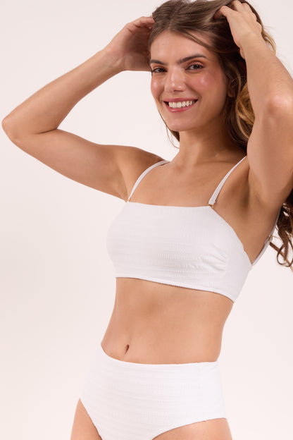Image 08: Rio De Sol Top Top Memphis-White Bandeau-Reto
