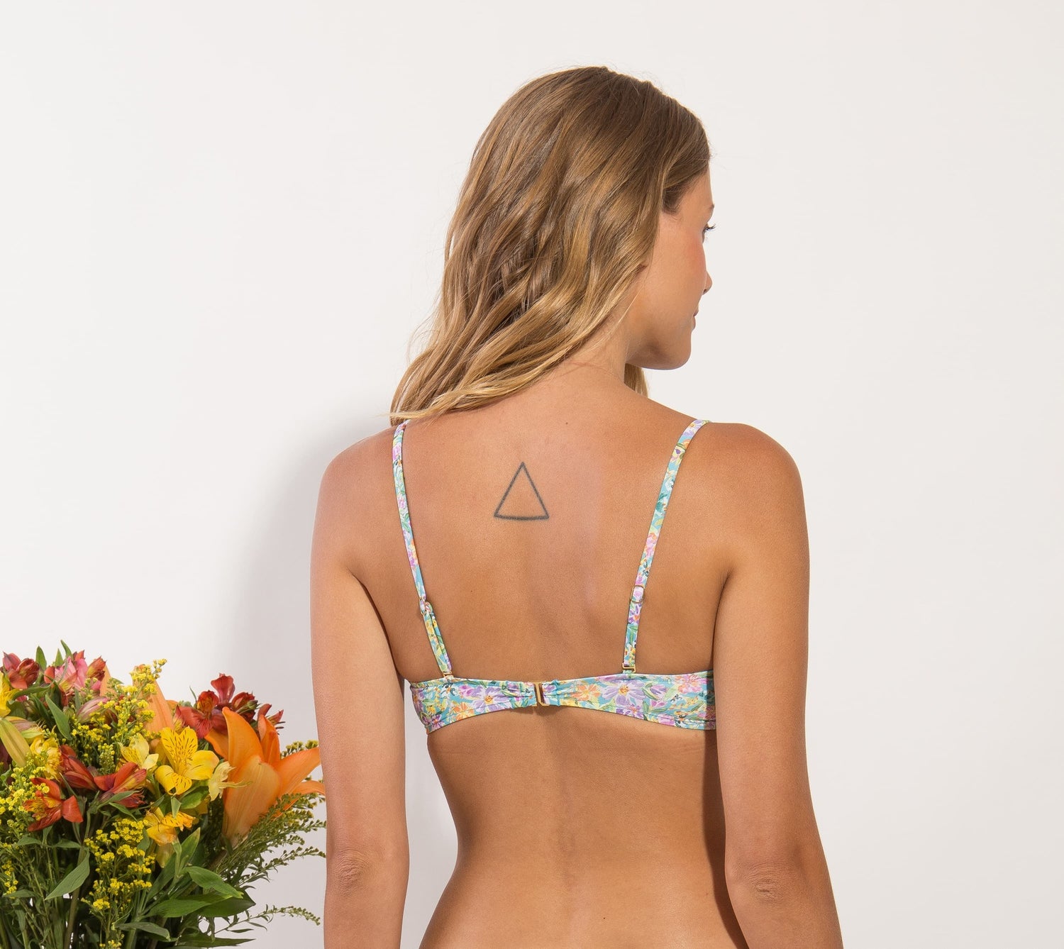 Image 06: Rio De Sol Top Top Tiny-Garden Bandeau-Knot