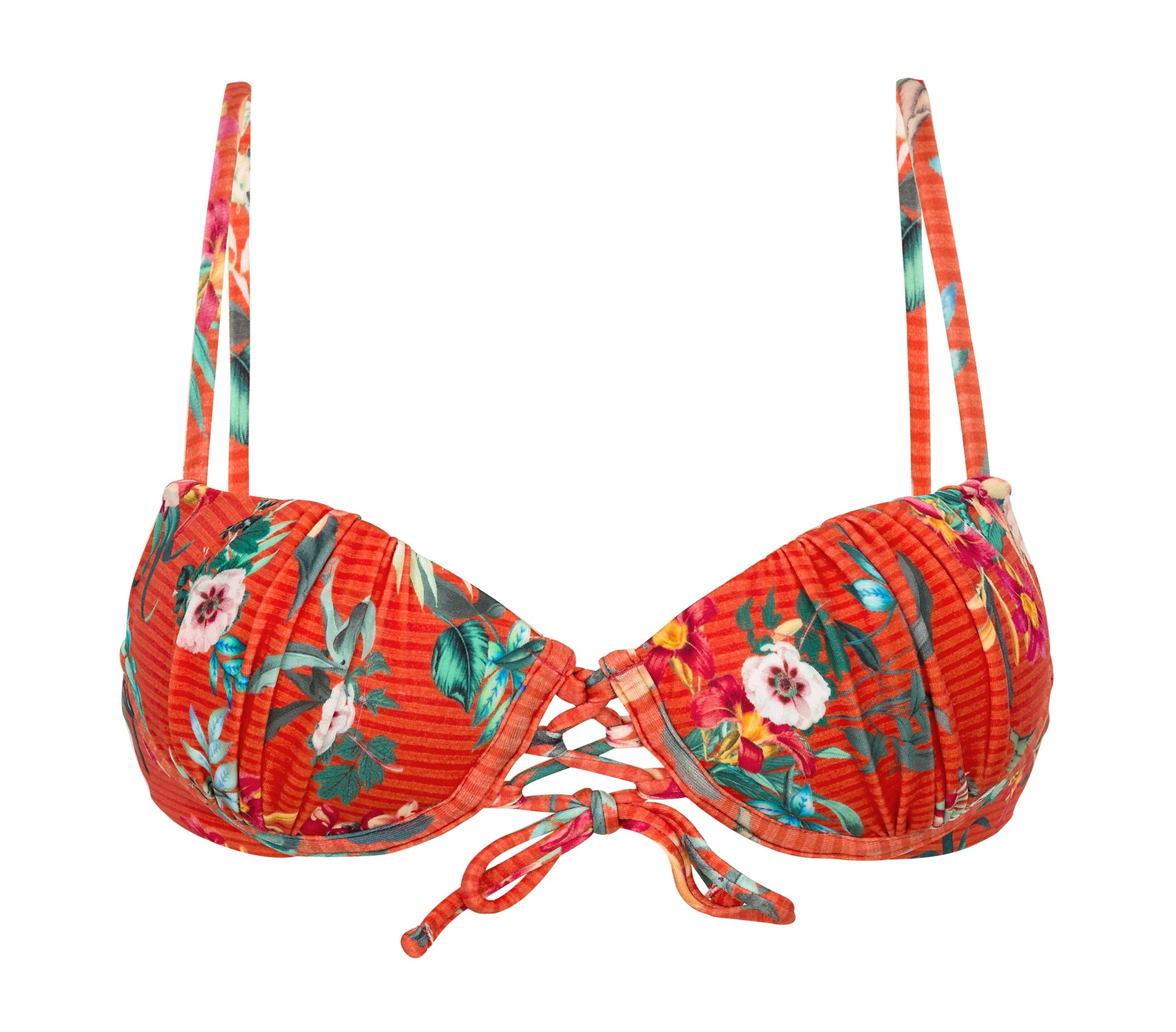 Product Front: Rio De Sol Top Top Wildflowers Balconet-Pushup