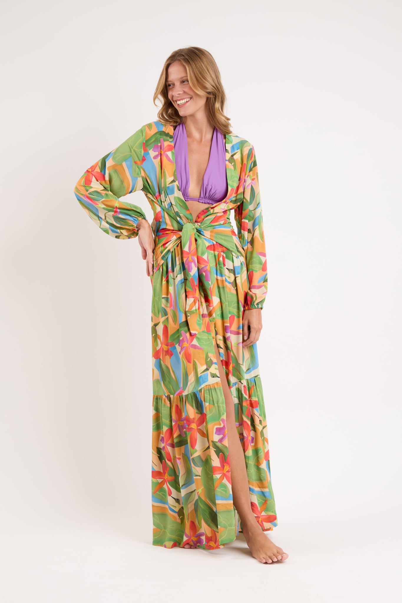 Image 04: Rio De Sol Maxi Dresses Tropical Long Dress Verona