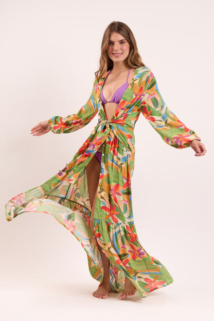 Image 09: Rio De Sol Maxi Dresses Tropical Long Dress Verona