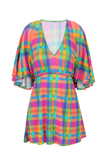 Product Front: Rio De Sol Mini Dress Tulip-Garden Mini Dress