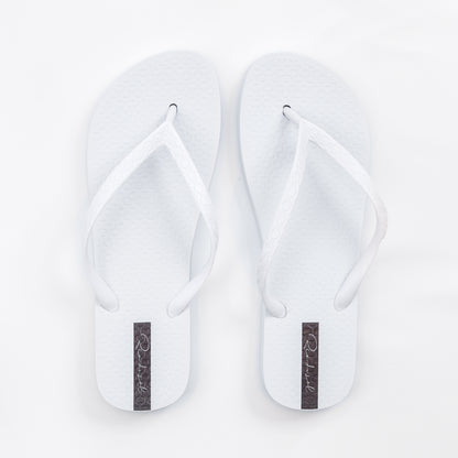 Product Front: Rio De Sol Flip-Flop White Slim