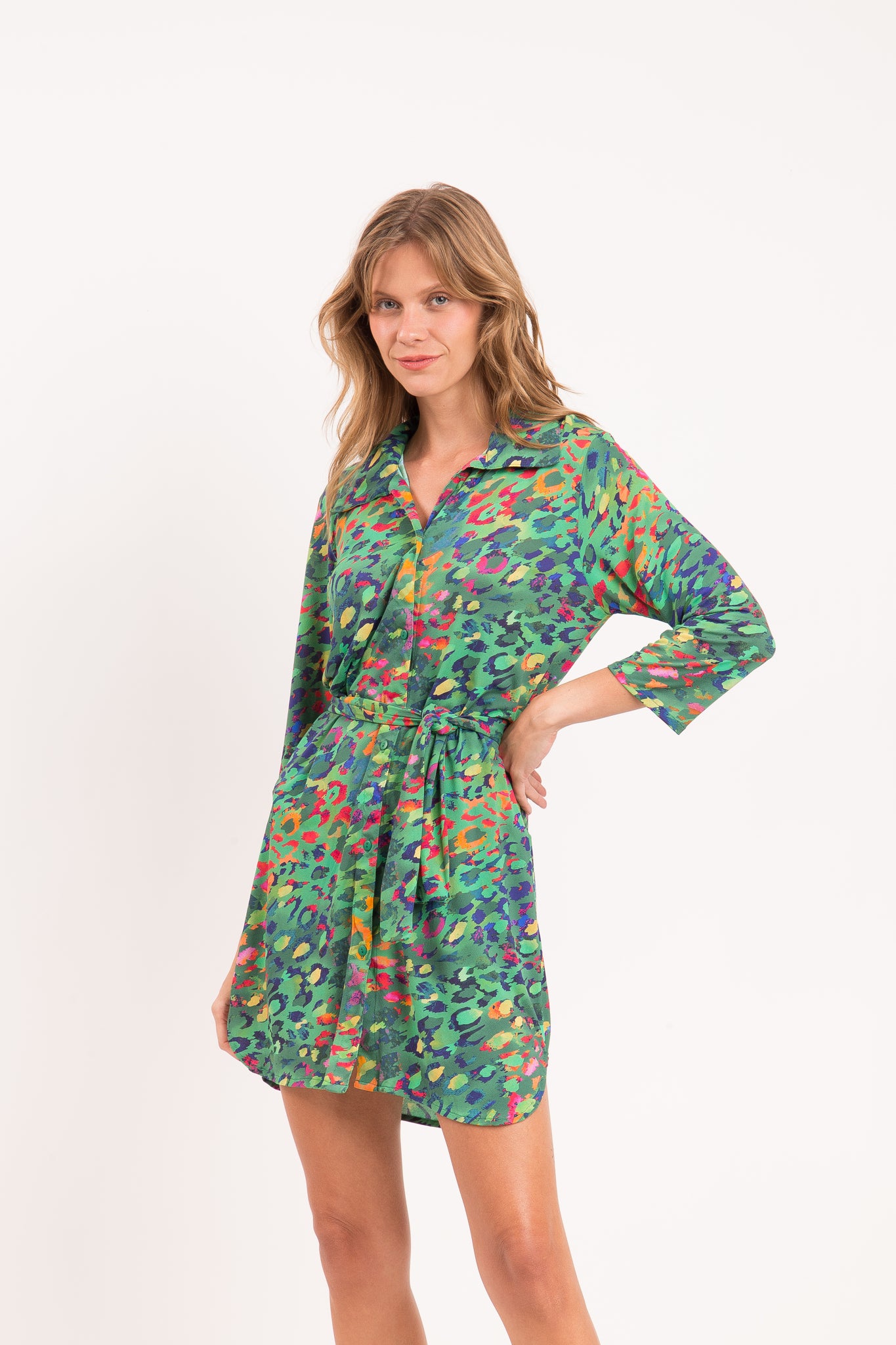 Image 08: Rio De Sol Shirtdress Wilds Chemise
