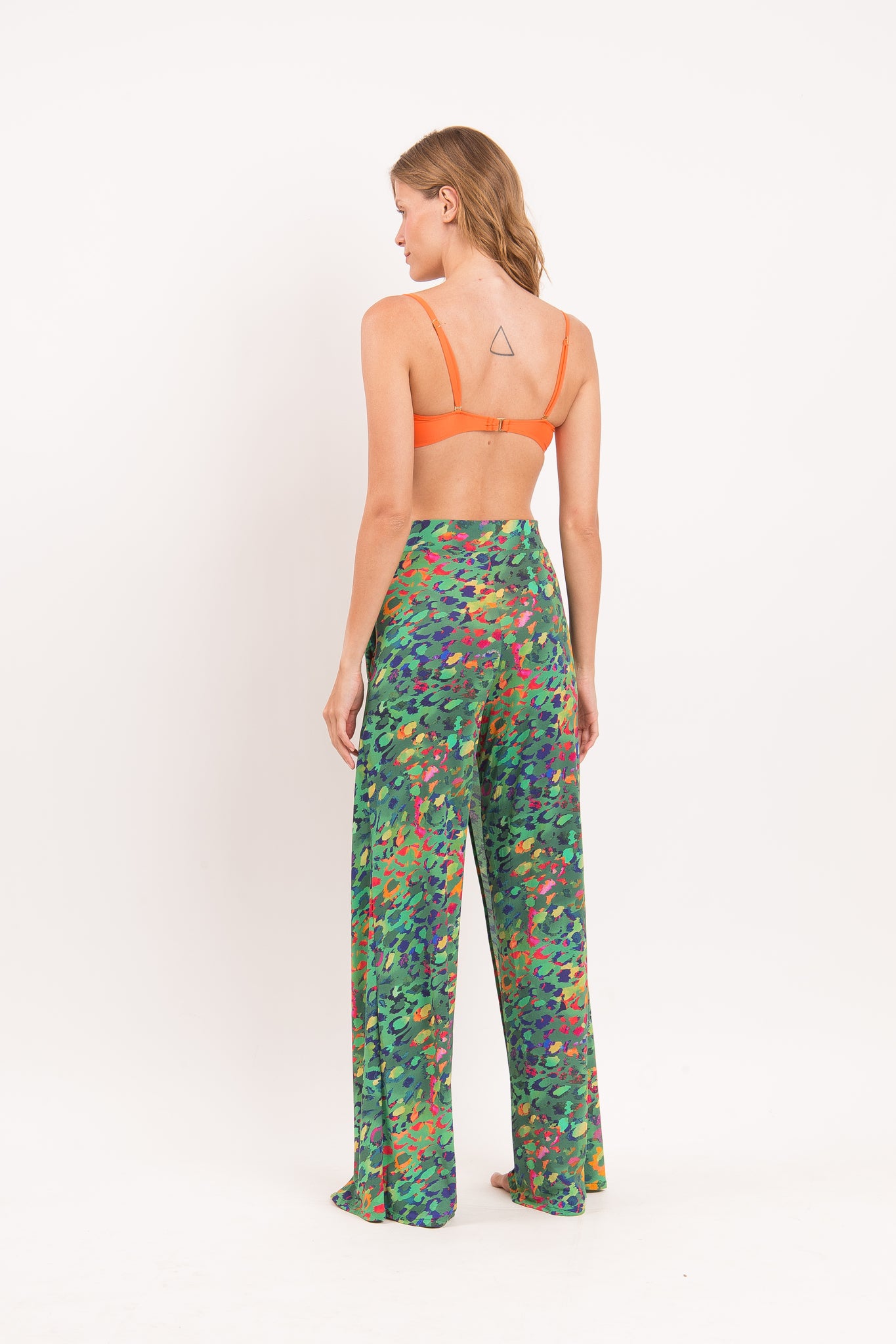 Model Back: Rio De Sol Beach Trousers Wilds Wide Pants
