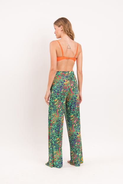 Model Back: Rio De Sol Beach Trousers Wilds Wide Pants