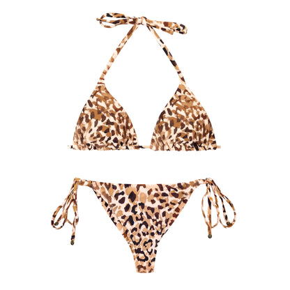 Set Leopard Tri-Inv Cheeky-Tie