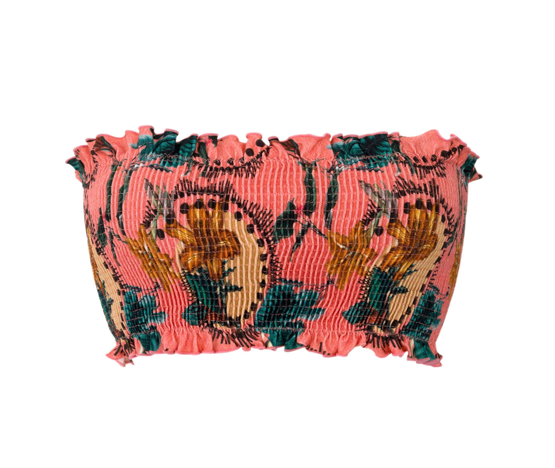 Top Calor Floral Rosa