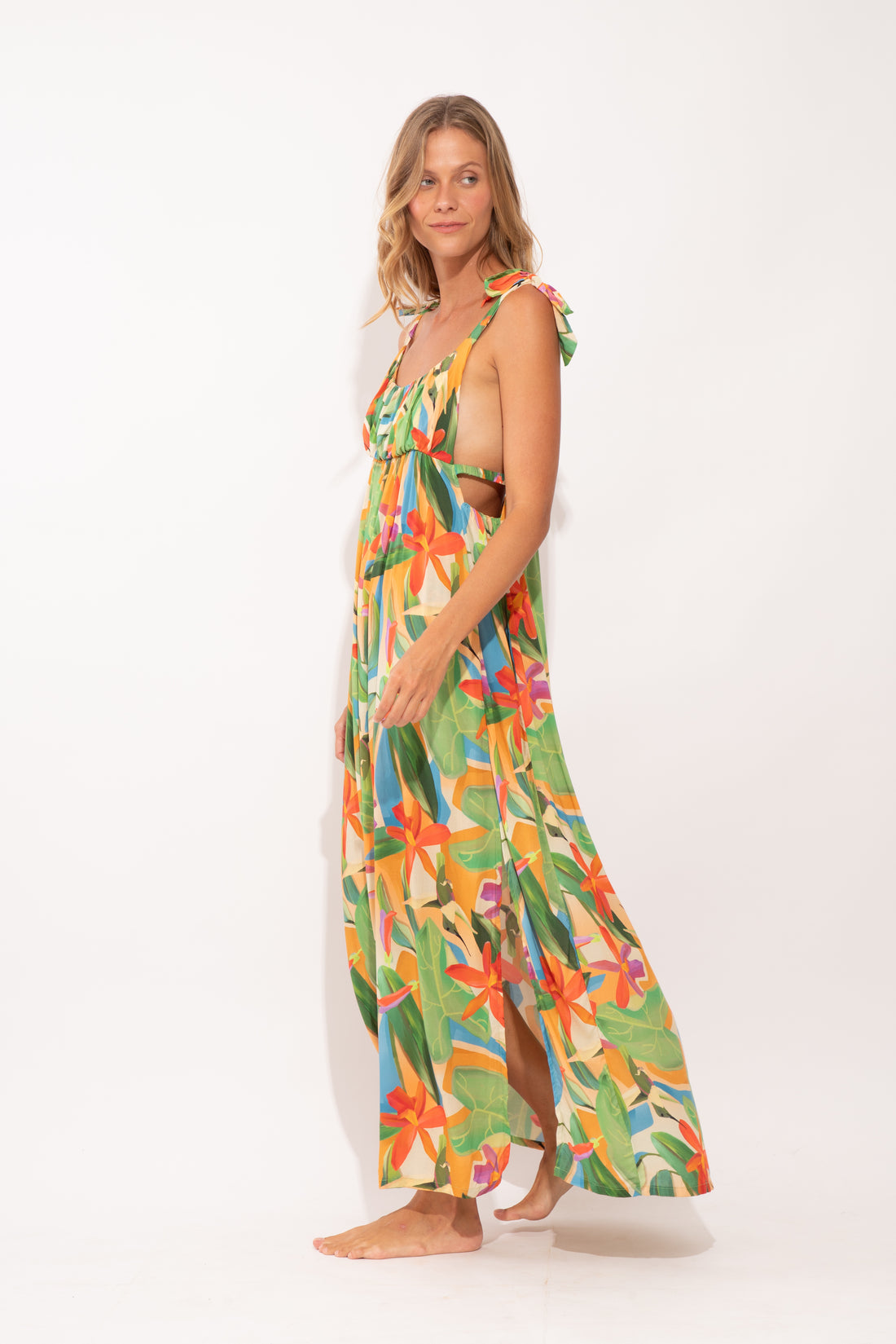 Tropical Long Dress Chiara