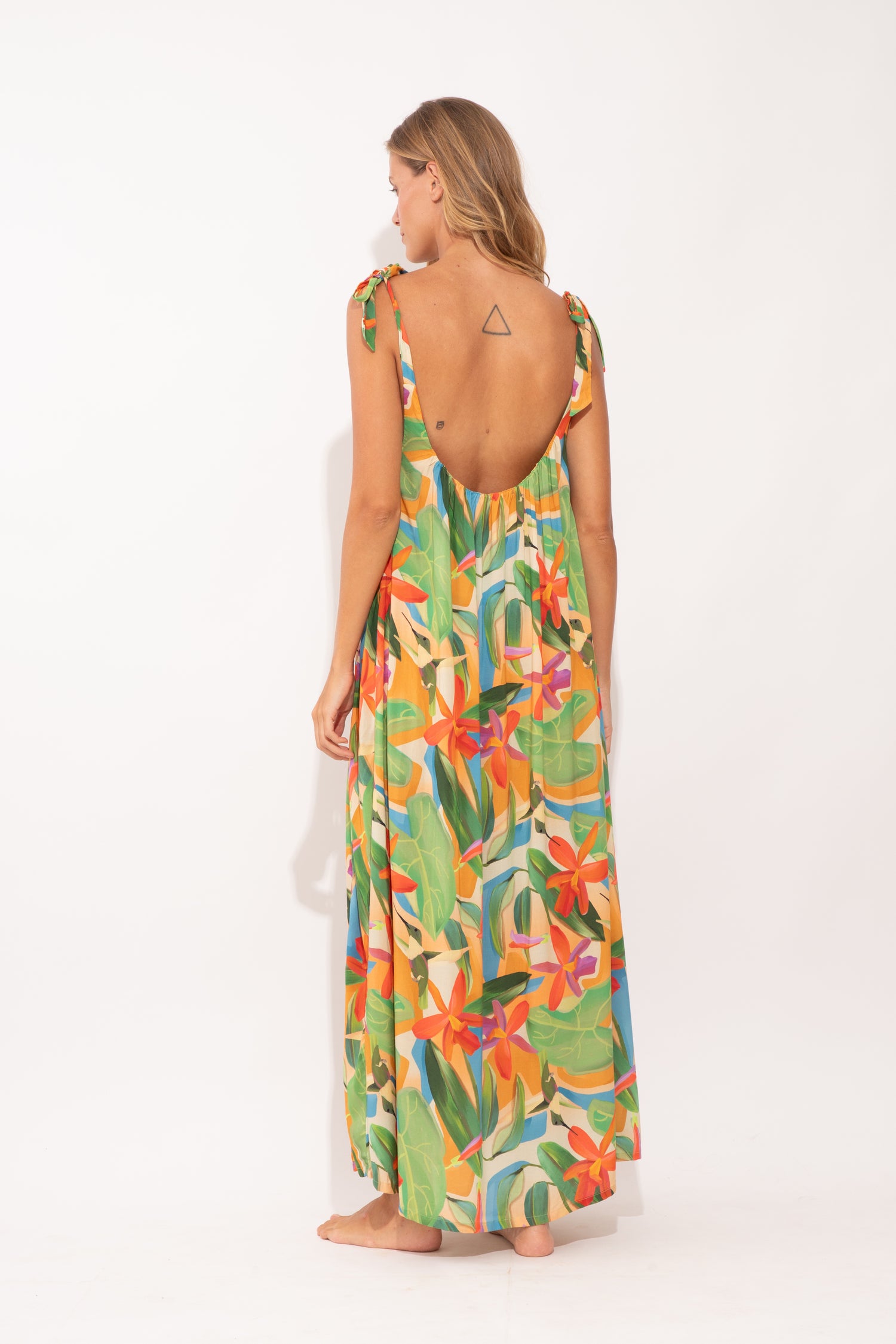 Tropical Long Dress Chiara