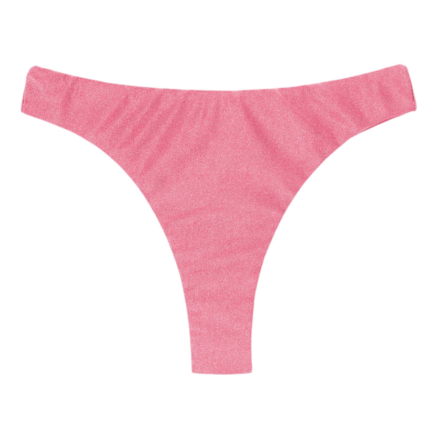 Rio de Sol Pink Thong Bottom with Shimmer-Confetti Print – Rio