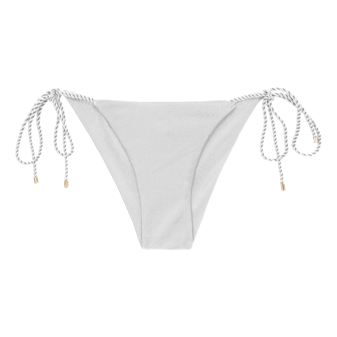 Bottom Shimmer-White Cheeky-Rope