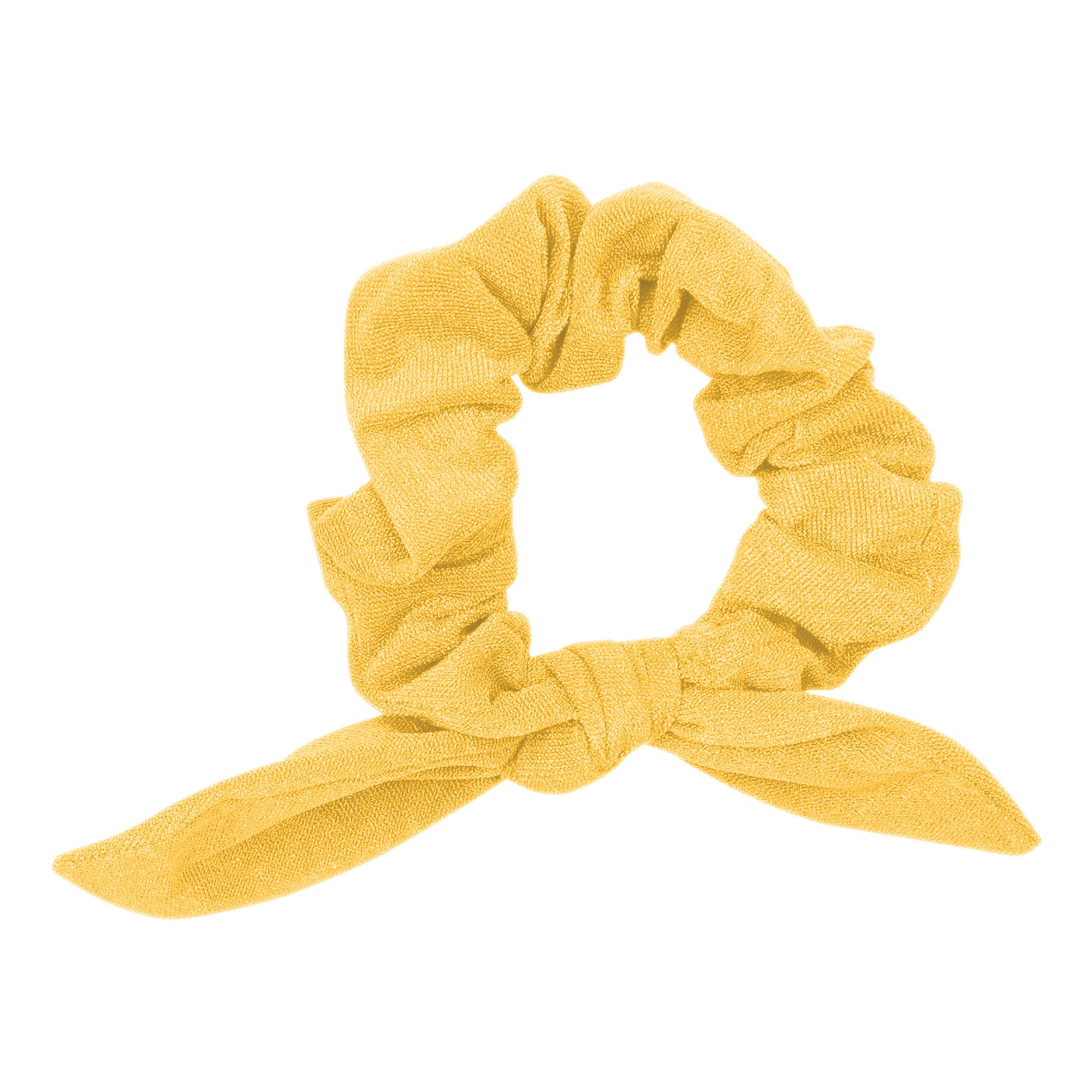 Malibu-Yellow Scrunchie