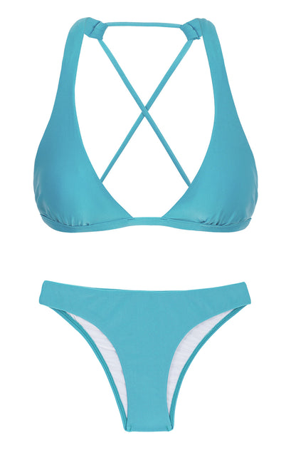 Rio de Sol Orvalho Cortinao - Blue Brazilian Two Piece Swimwear – Rio ...