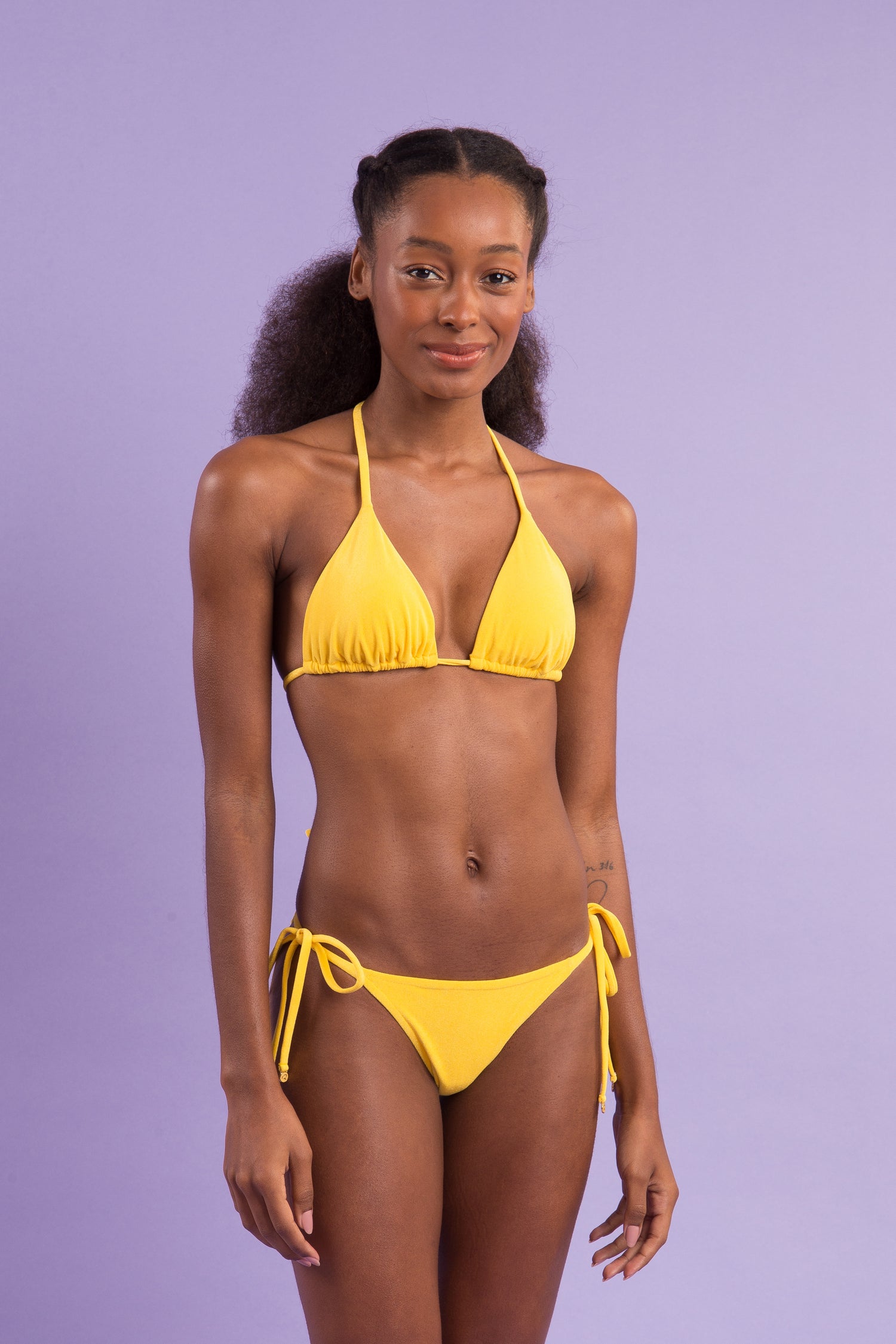 Set Malibu-Yellow Tri-Inv Cheeky-Tie