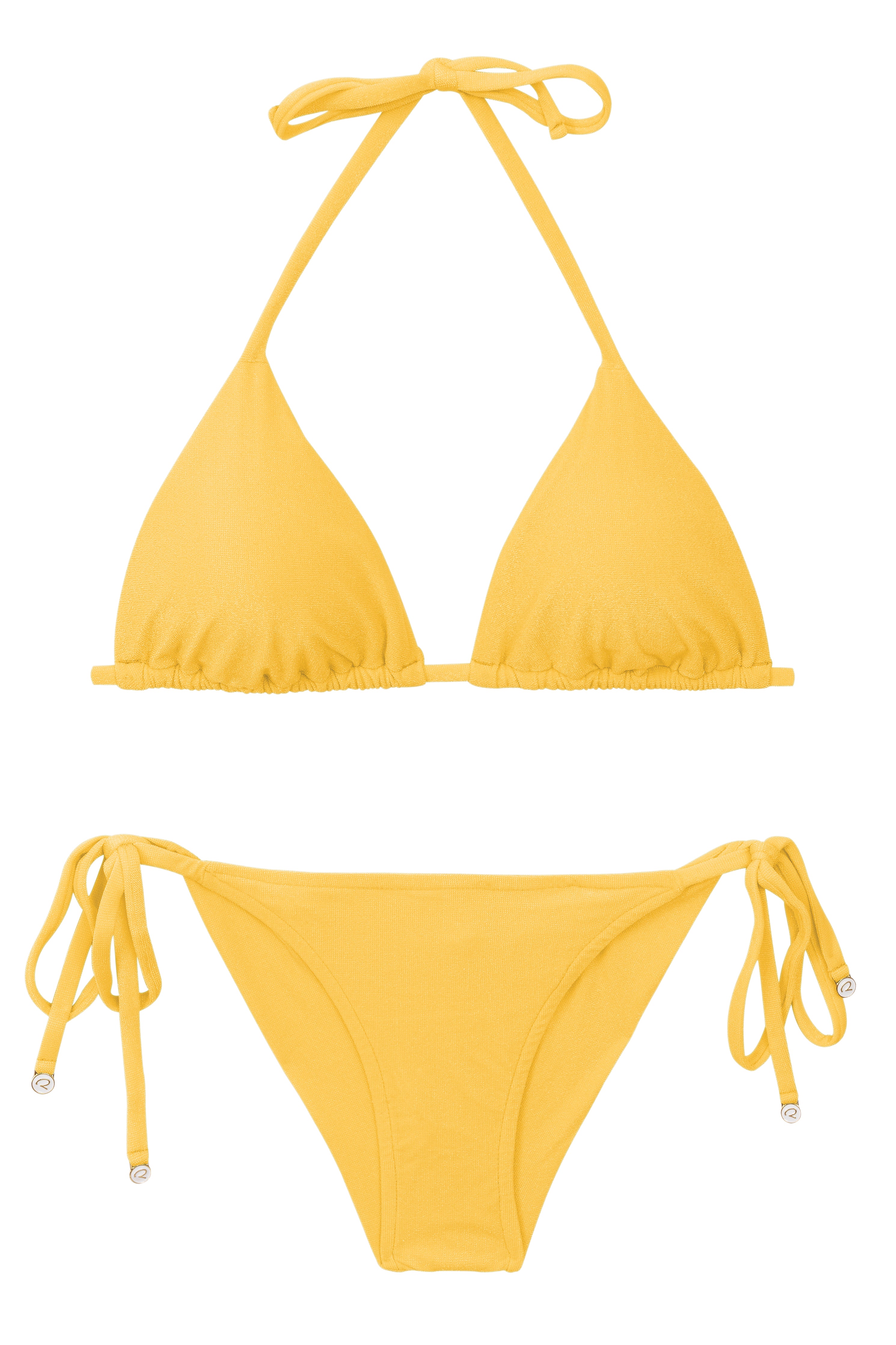 Set Malibu-Yellow Tri-Inv Cheeky-Tie