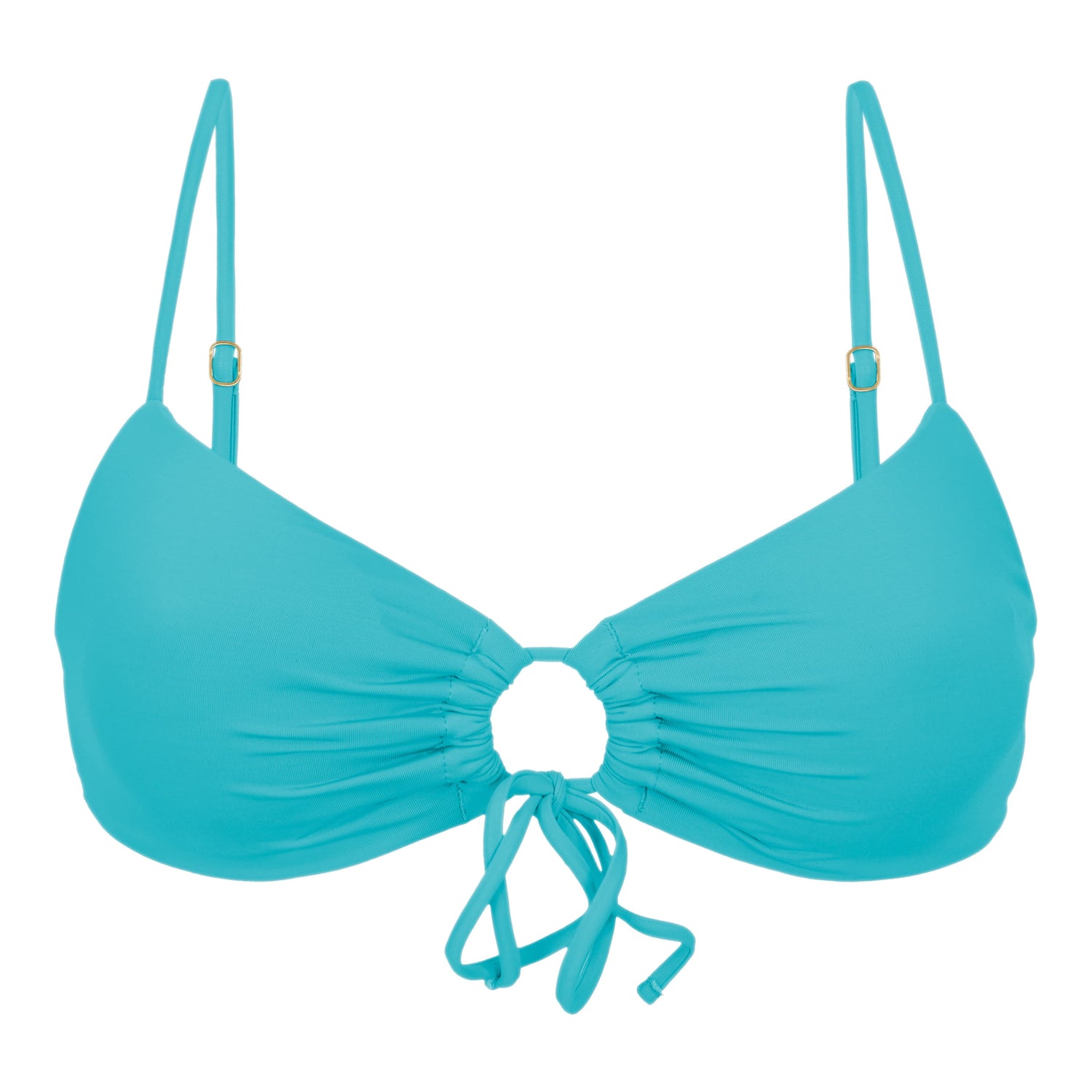 Rio de Sol Top Breeze Mila - Solid Color Bralette Swimwear Top - Blue - UPF  50+ – Rio Swim Shop