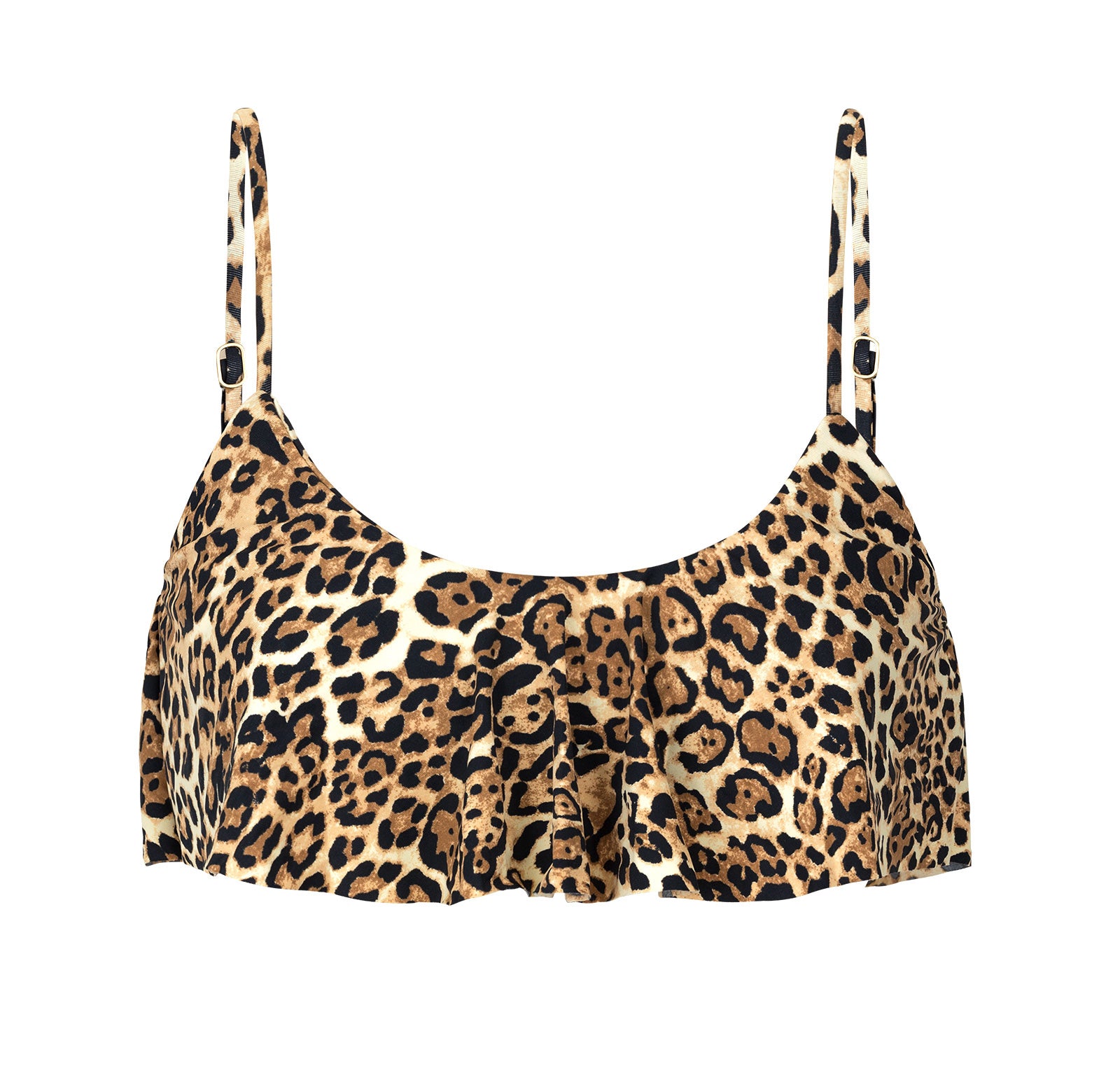 Top Leopardo Babado