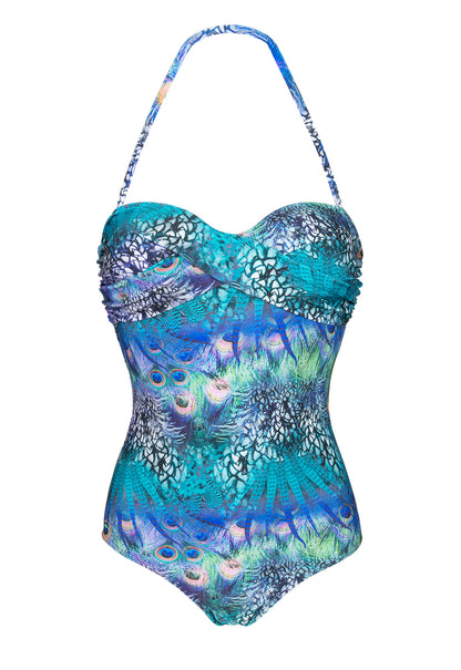 Rio de Sol Violina One Piece - Blue Brazilian One-Piece Swimwear – Rio ...